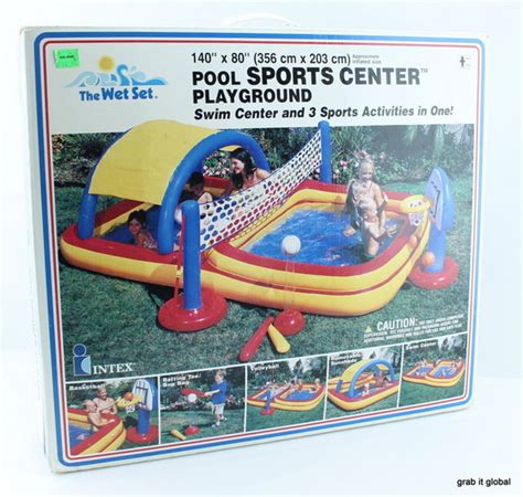 Intex Wet Set Pool Sports Center Playground Inflatable Kid Kiddie Pool