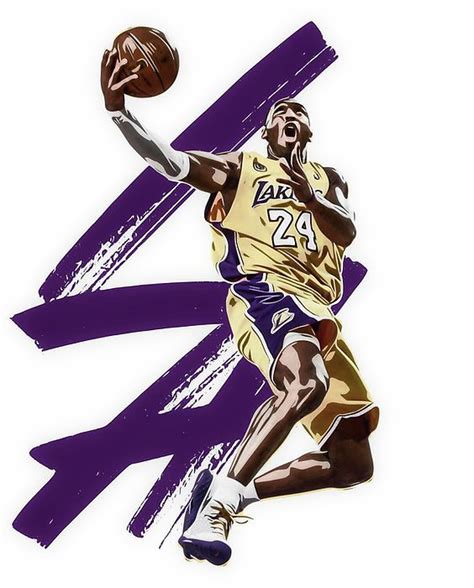 Kobe Bryant Los Angeles Lakers Pixel Art By Joe Hamilton Kobe