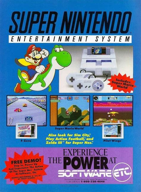 Snes Ad Super Nintendo Happy 23rd Birthday Retro Gaming