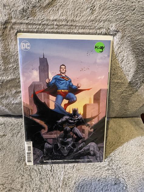 Batmansuperman 2 Jerome Opeña Cardstock Variant Cover 2019 Comic