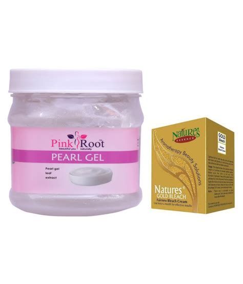 Pink Root Pearl Gel Gm With Fem Gold Bleach Day Cream Gm Pack Of