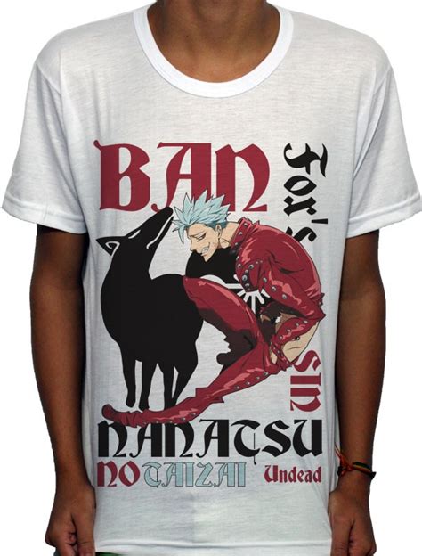 Camisa Sb Ban Nanatsu No Taizai