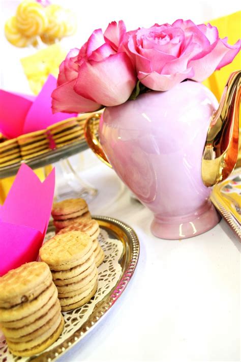 Pink Lemonade Tea Party Inspiration Trueblu Bridesmaid Resource For Bridal Shower And