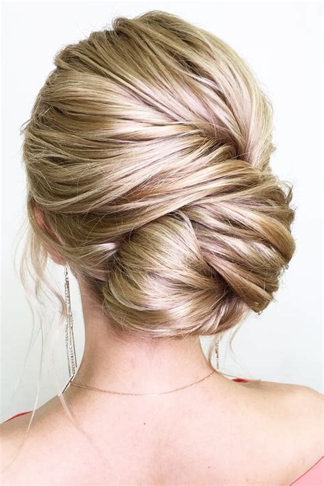 54 Simple Updos Wedding Hairstyles For Brides Koees Blog