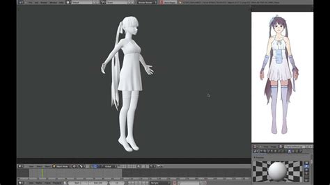 how to make an anime character in blender