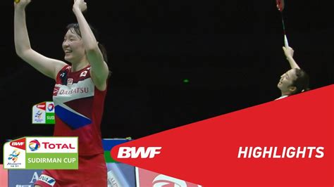 Bwf also trusts china's capabilities in hosting an event. TOTAL BWF SUDIRMAN CUP 2019 | WD | INDONESIA VS JAPAN ...