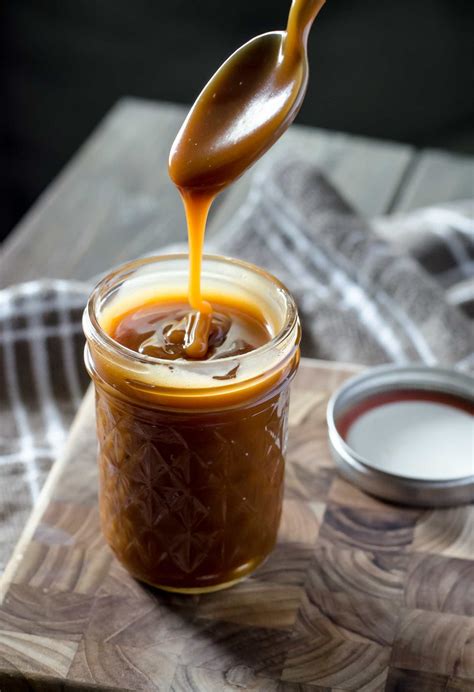 Easy Liquid Gold Homemade Caramel Sauce The Crumby Kitchen