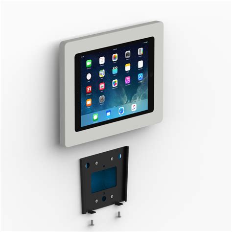 Fixed Slim Wall Ipad Air 1 And 2 97 Inch Ipad Pro Tablet Mount Light Grey