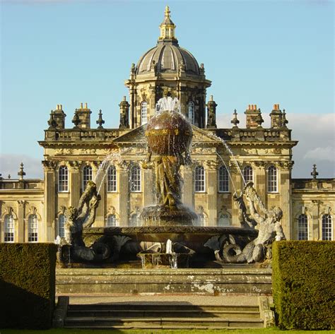 Atlas Fountain At Castle Howard North Yorkshire Photo David Redhouse