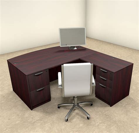 4pc L Shaped Modern Executive Office Desk Ot Sul L3 H2o Furniture