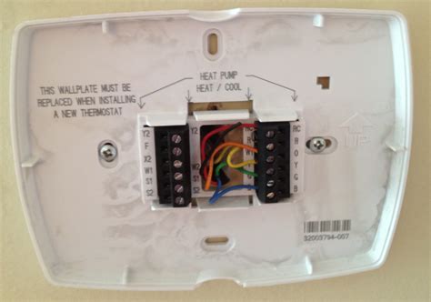Wiring module that connects to k terminal on thermostat and separates into y and g signals to equipment. Honeywell Thermostat Rth6350d Wiring Heat Pump