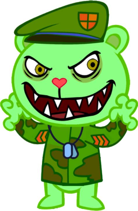 Dont Let Any Monster Get You Happy Tree Friends Flippy Happy Friends