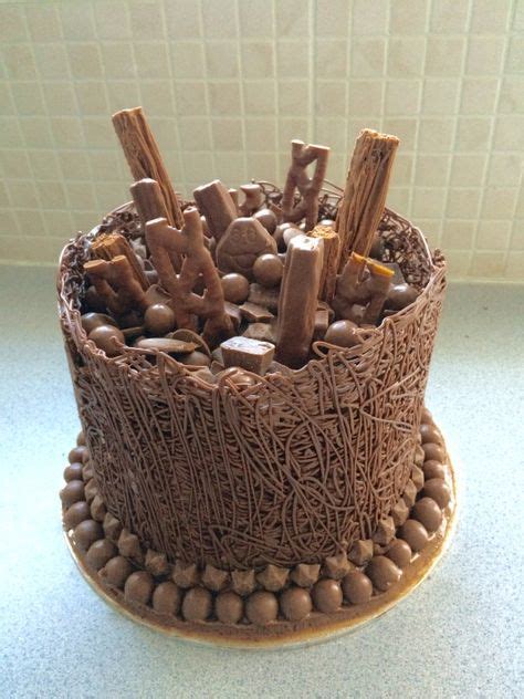 It can cover up a multitude of sins and can be moulded, shaped and worked into so many different decorations! Chocolate overload! CADBURY chocolate cake | Chocolate ...