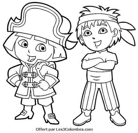coloriage dora 80 Coloriage en ligne gratuit pour enfant