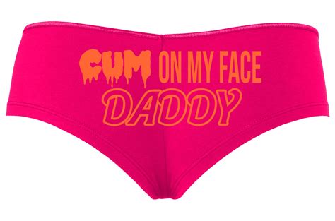 Knaughty Knickers Cum On My Face Daddy Facial Cumslut Hot Pink Etsy Free Download Nude Photo