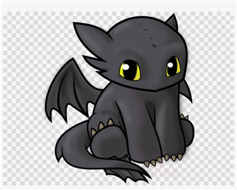 Cute Baby Toothless Clipart Toothless Drawing How To Transparent Png