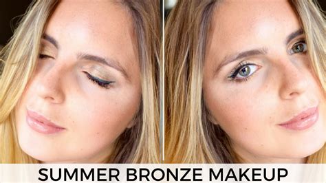 Summer Bronze Makeup Tutorial Natural Summer Makeup Look