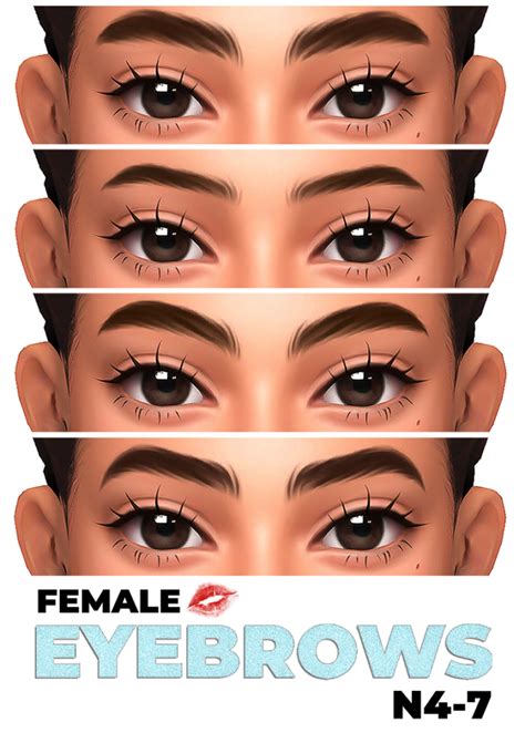 33 Maxis Match Sims 4 Eyebrows Cc For Better Looking Sims