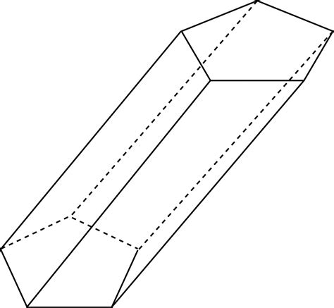If faces are all regular, the pentagonal prism is a semiregular polyhedron , and the third in an infinite set of prisms formed by square sides and two regular polygon caps. Skewed Pentagonal Prism | ClipArt ETC