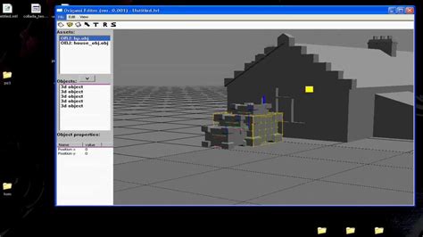 Testing 3d Level Editor - creating simple map, adding assets, game dev
