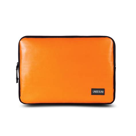 Sustainable Orange Laptop Sleeve From Amsterdam 13 Inch 15 Etsy
