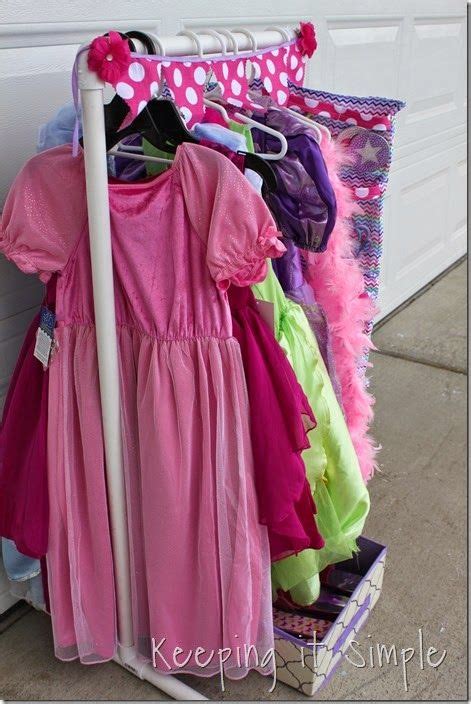 The kids love it, and are constantly playing with the dress up clothes. Little Girl's Gift Idea- DIY Dress Up Station • Keeping it ...