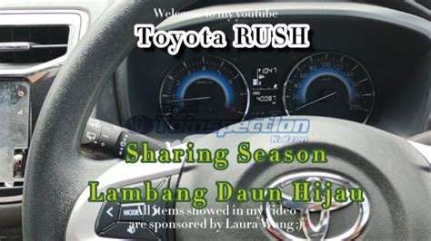 Penjelasan Lampu Hijau Lambang Daun Pada Toyota Rush YouTube