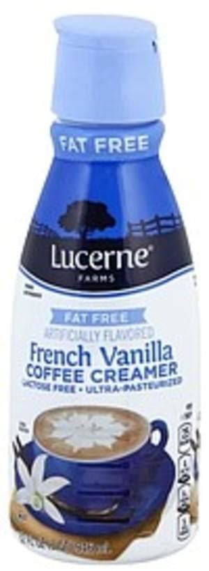 Lucerne Fat Free French Vanilla Coffee Creamer 32 Oz Nutrition