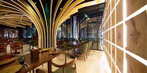 Karamna Alkhaleej Restaurant Restaurant Interior Design Cladding