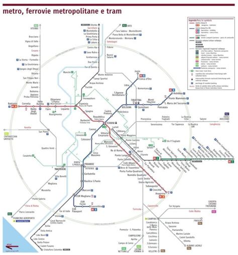Rzym Mapa Metra Rzymit