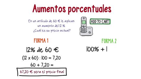 Aumentos Porcentuales 6º De Primaria Youtube