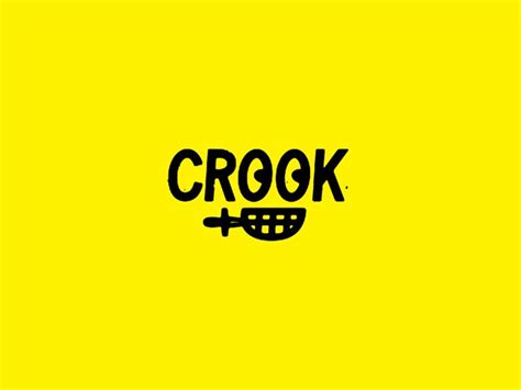 Crook Crooked Logo Design Logos