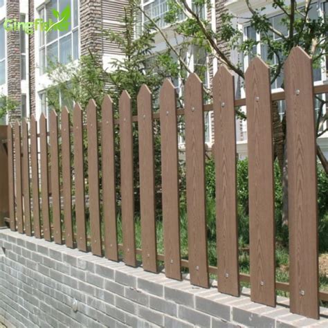 Composite Wood Plastic Picket Fence For Sale Buy Plastic Picket Fence