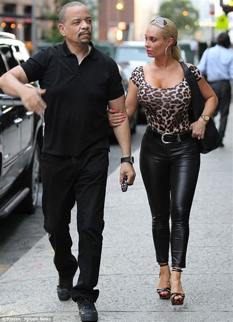 Ice T Looks Displeased Despite Wife Coco Flaunting Her Figure In
