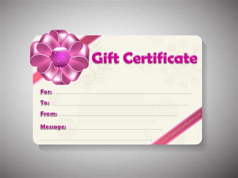 Free T Certificate Template Customize Online And