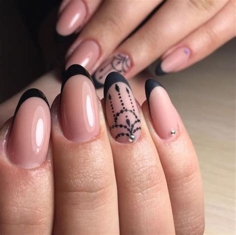 Best 70 Almond Shaped French Tip Nails 2018 Almond Shape Nails