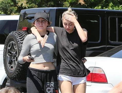 The criticism mirrors comments that her sister miley cyrus has faced. MILEY and NOAH CYRUS Out and About in Los Angeles 07/29 ...