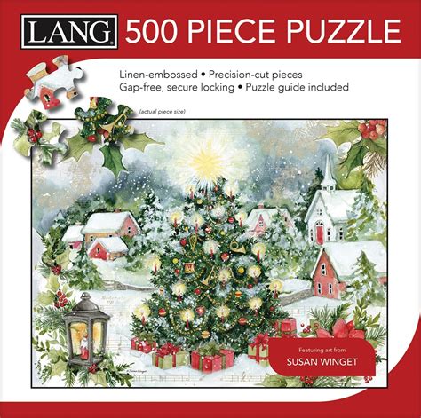 Lang Jigsaw Puzzle 500 Pieces Christmas Tree Stencils And Forms Michaels