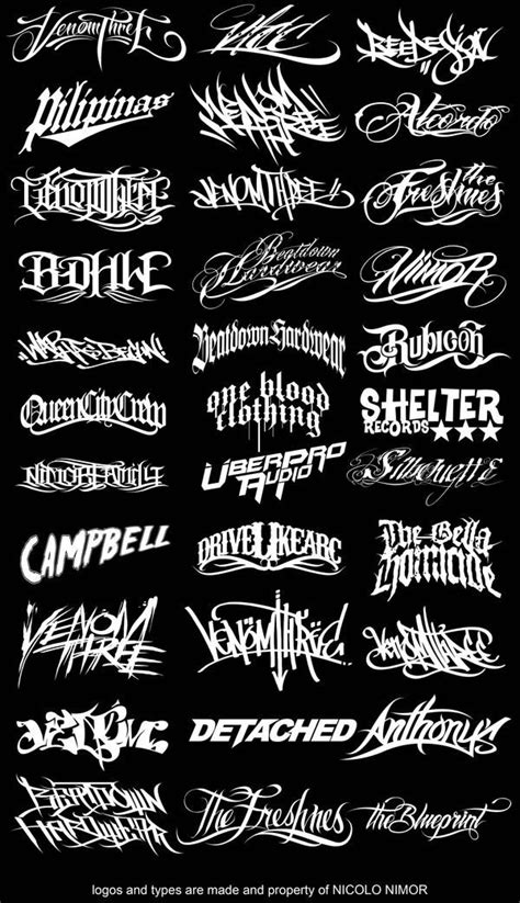 Logos And Types By Mrchugchug On Deviantart Tattoo Lettering Fonts Tattoo Lettering Styles