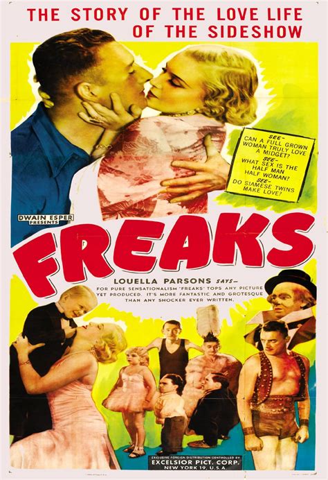 Freaks 1932 Vintage Movie Poster 736 Poster Canvas Wall Art