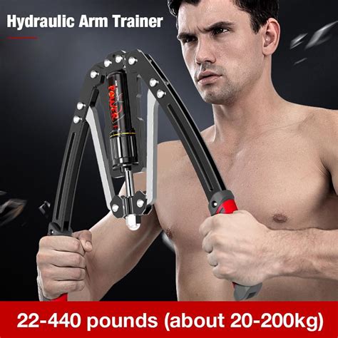 Power Twister Arm Exerciser Adjustable Hydraulic Pressure 22 440lbs Arm