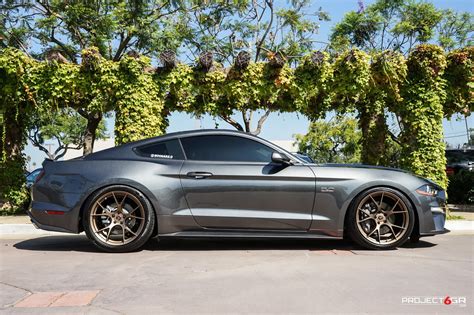 Ford Mustang S550 Grey With Satin Bronze Project 6gr Ten Aftermarket