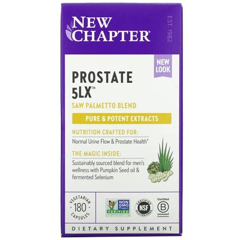 New Chapter Prostate Lx Vegetarian Capsules