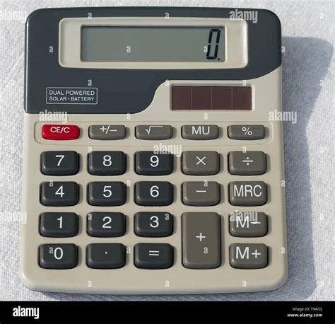 Calculator Close Up Stock Photo Alamy