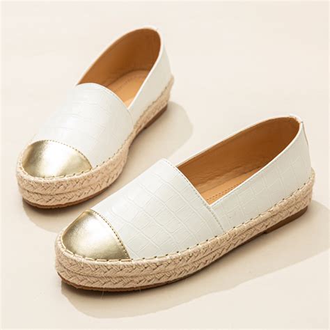 Women Casual Splicing Slip On Espadrille Loafers Flats Fishermans