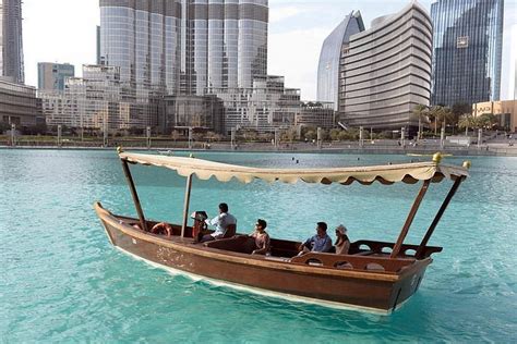 2023 Dubai Fountain Show And Burj Lake Ride By Traditional Boat