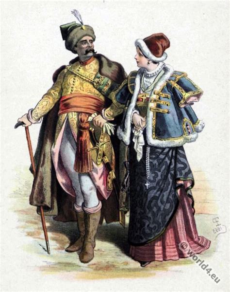 Poland. Costumes of the nobility. Early 17th century. | Baroque fashion ...