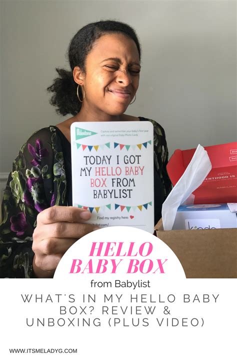 Prepping For Baby With The Hello Baby Box From Babylist Review