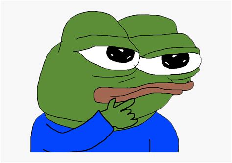 Descargar Png Pepe Meme Pepe The Frog Thinking Emoji Lol Funny Meme