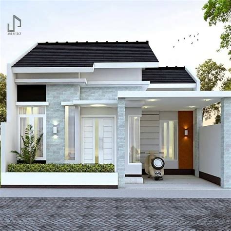 Pb house menggunakan permainan atap yang. Pin di Rumah minimalis